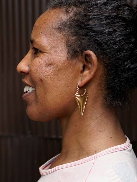 Fair Anita - Geometric Triangle Hoops Fair Anita