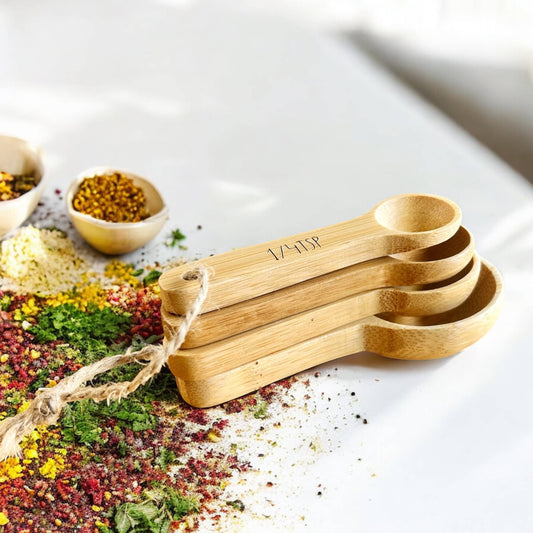 Bamboo Teaspoon Measuring Set | Faire Market Bestseller Bamboo Switch