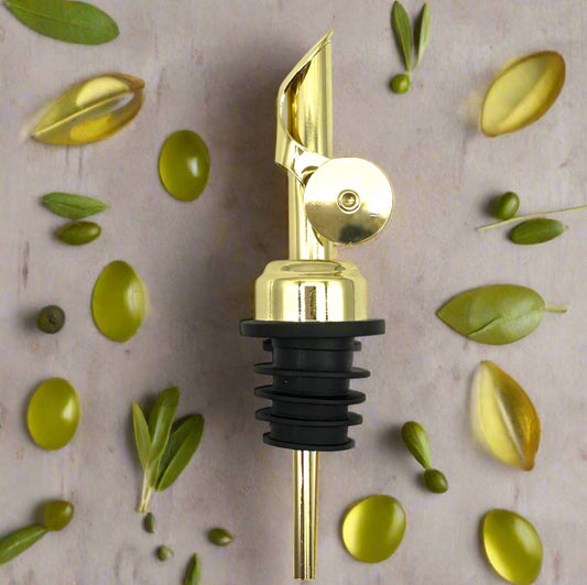 Self Closing Pour Spout - Automatic Leak-Proof Bottle Pourer for Oils & Liquor Zefiro