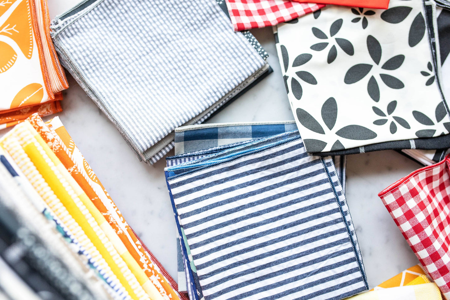 Cloth Napkins- package free: 18inch everyday Dot and Army