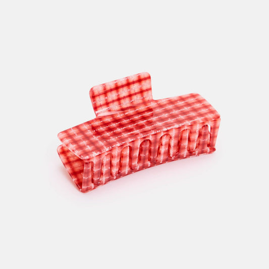 Box Claw in Red Plaid CHUNKS