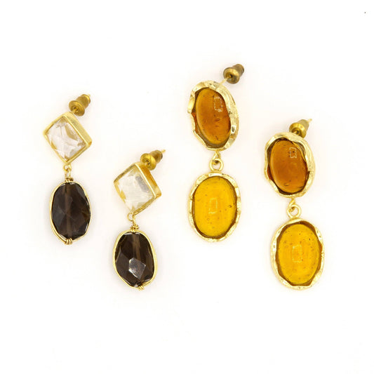 Retro Glitz Stud Earrings Fair Anita