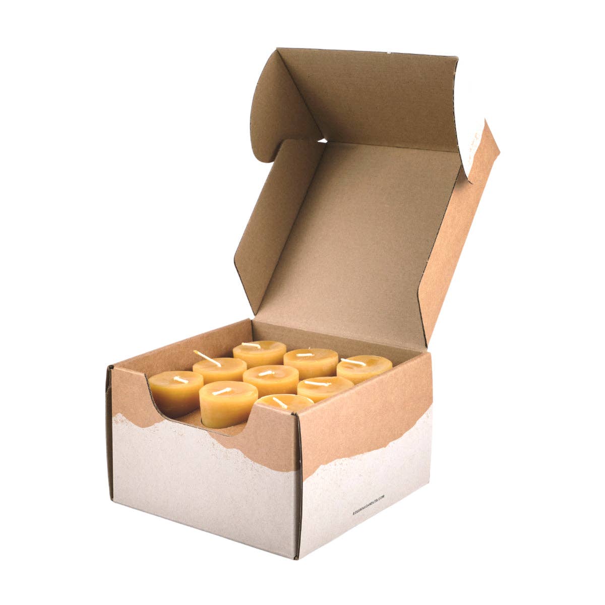 Pure Beeswax Votive Candles - Sustainable & Handcrafted Bluecorn Candles