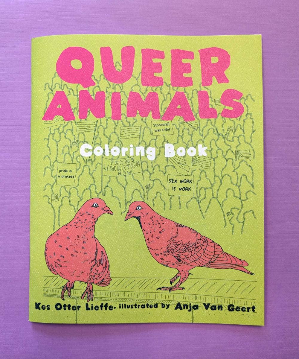 Queer Animals Coloring Book Zine Microcosm Publishing & Distribution