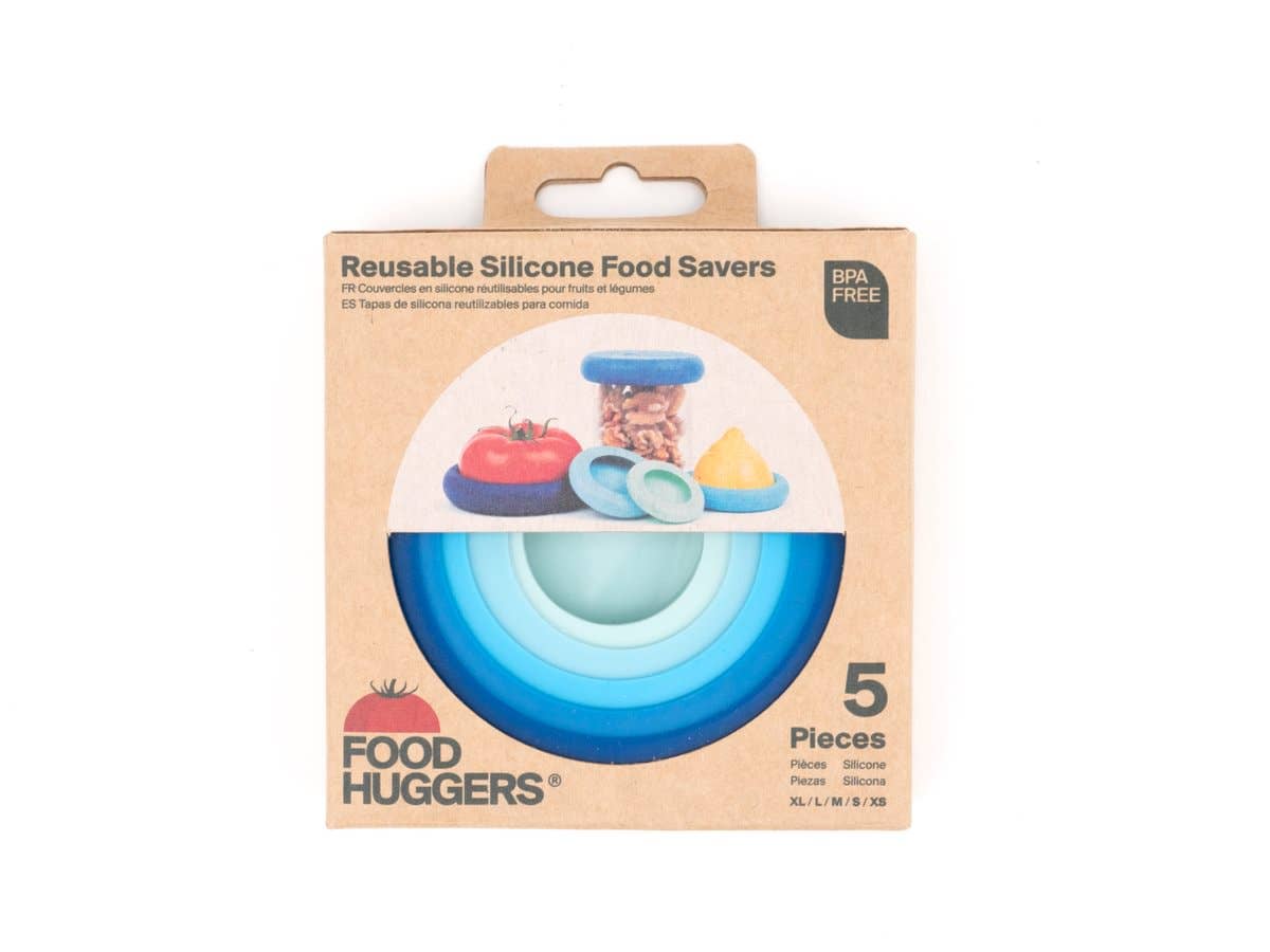 Eco-Friendly Food Huggers 5pc Set – Stocking Stuffer Idea Food Huggers