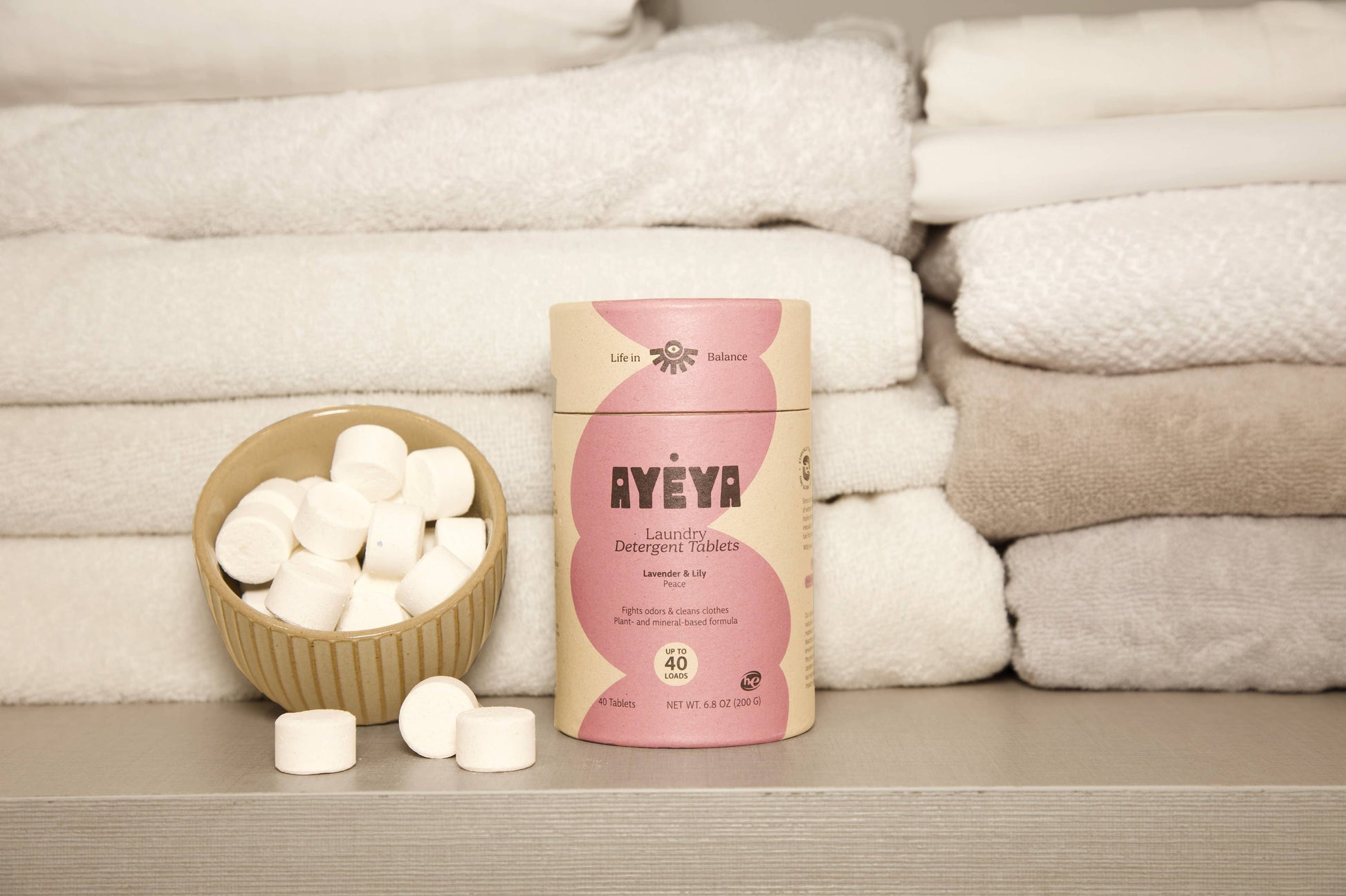 Laundry Tablets Peace 40ct Ayéya