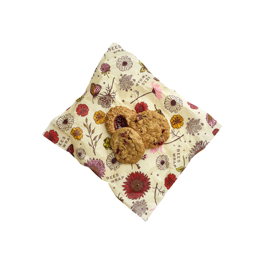 New! Single Medium - Meadow Magic, Vegan wax Bee's Wrap