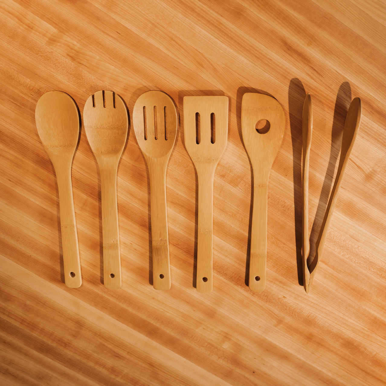 Bamboo Slotted Spoon