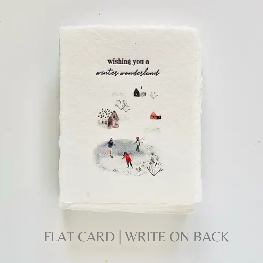 Wishing You A Winter Wonderland | Christmas Card Paper Baristas