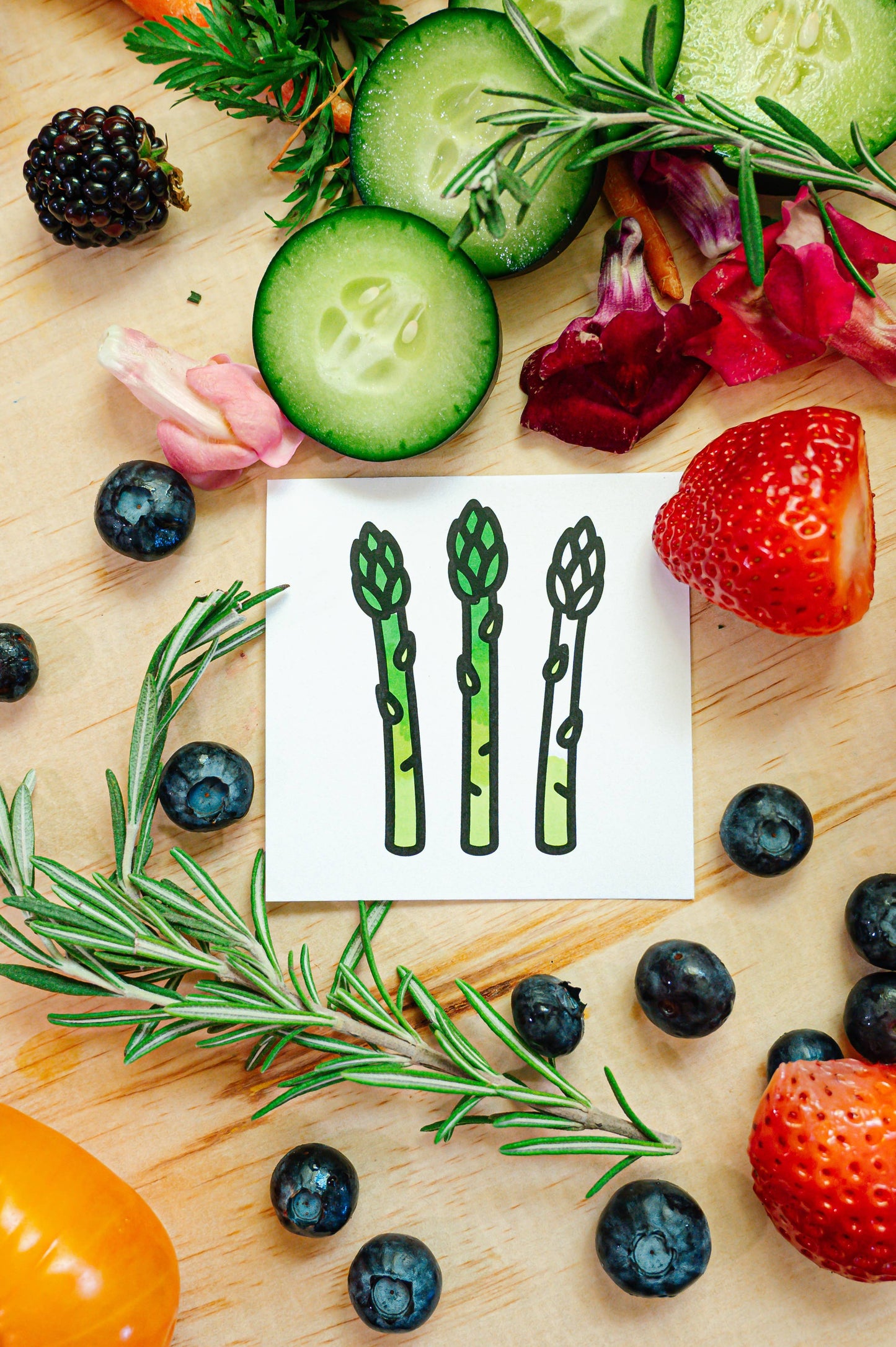 Farm To Table Mini Coloring Book - Fruits & Veggies Themed