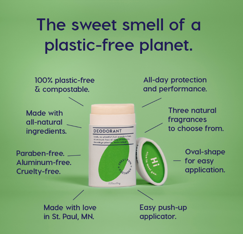 HiBAR - HiBAR Fresh Rain + Cucumber Deodorant HiBAR