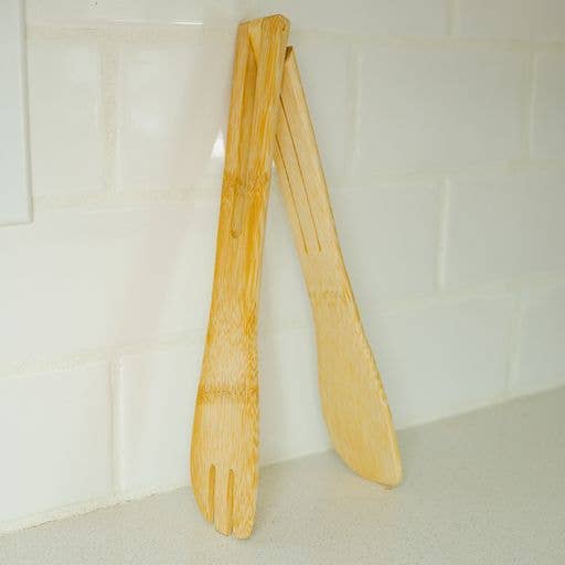 Bamboo Switch - Bamboo Salad Tongs | Housewarming Bamboo Switch