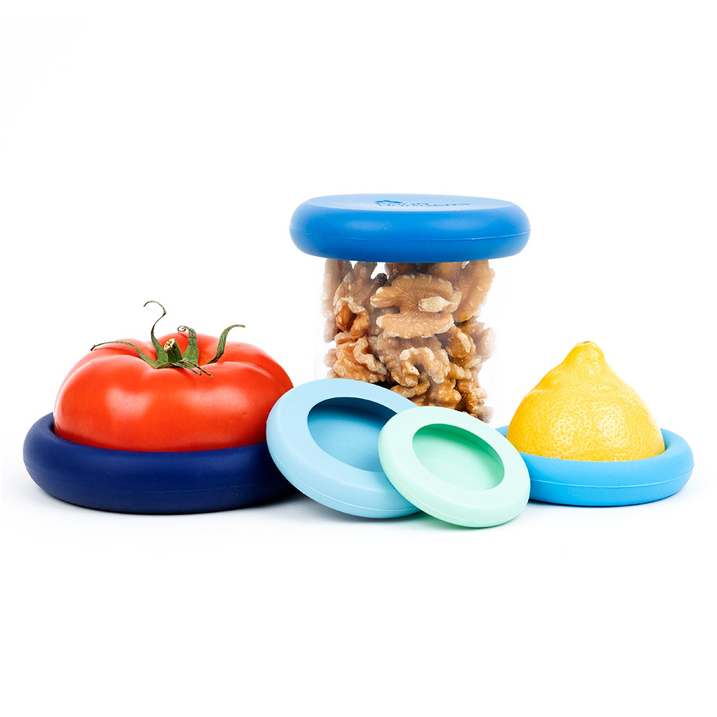 Eco-Friendly Food Huggers 5pc Set – Stocking Stuffer Idea Food Huggers