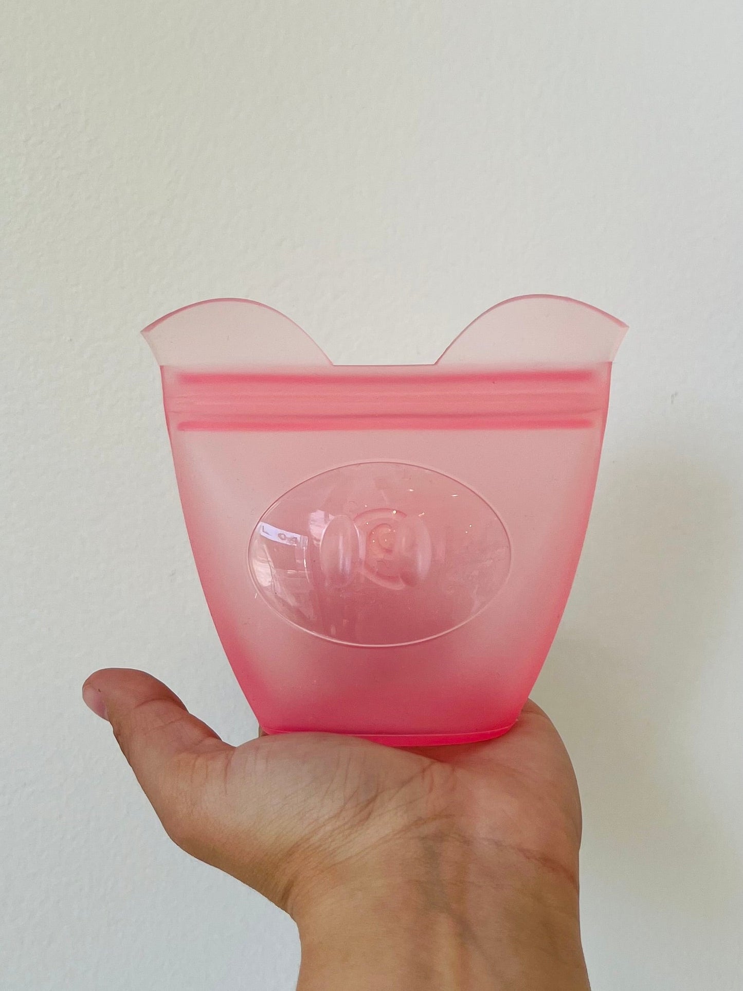 Baby Snack Container - Pig Zip Top