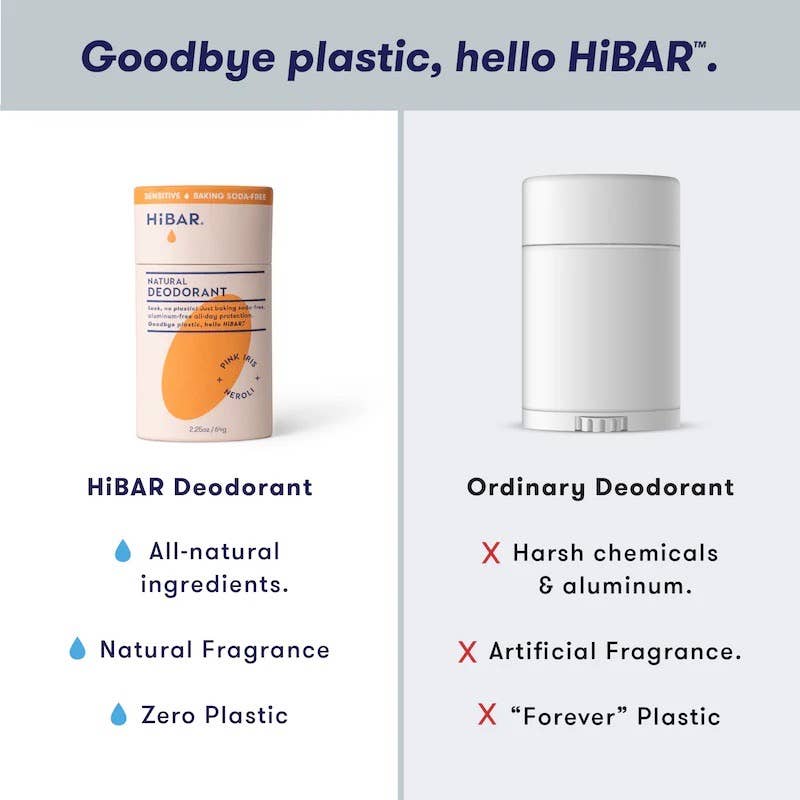 HiBAR - HiBAR Sensitive Deodorant Pink-Iris-Neroli HiBAR
