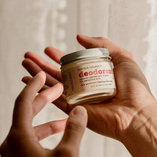 Rose Geranium Deodorant Cream Sustain Yourself