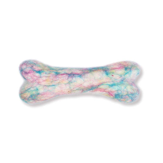 Eco Wool Dog Bones/Toys - Polka Dot • Tie-Dyed (Fair Trade) Ethical Global