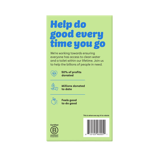 100% Recycled Toilet Paper - Retail 4 Pack (6/case) Who Gives a Crap