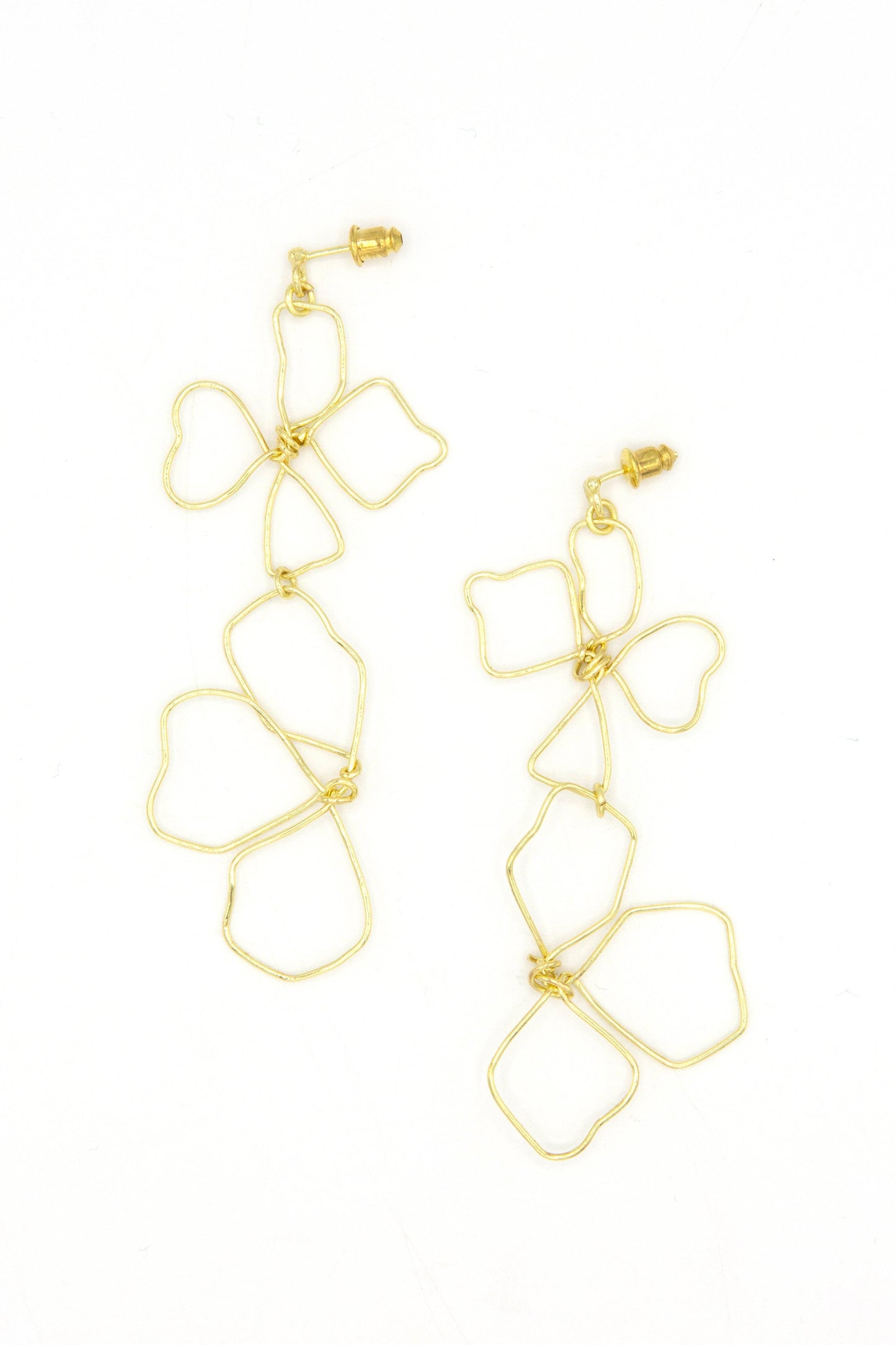 Continuous Line Art Earrings - Wildflower Fair Anita
