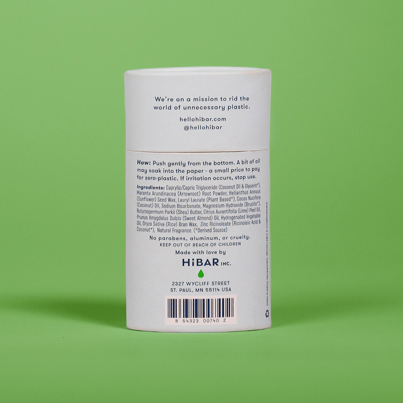 HiBAR - HiBAR Fresh Rain + Cucumber Deodorant HiBAR