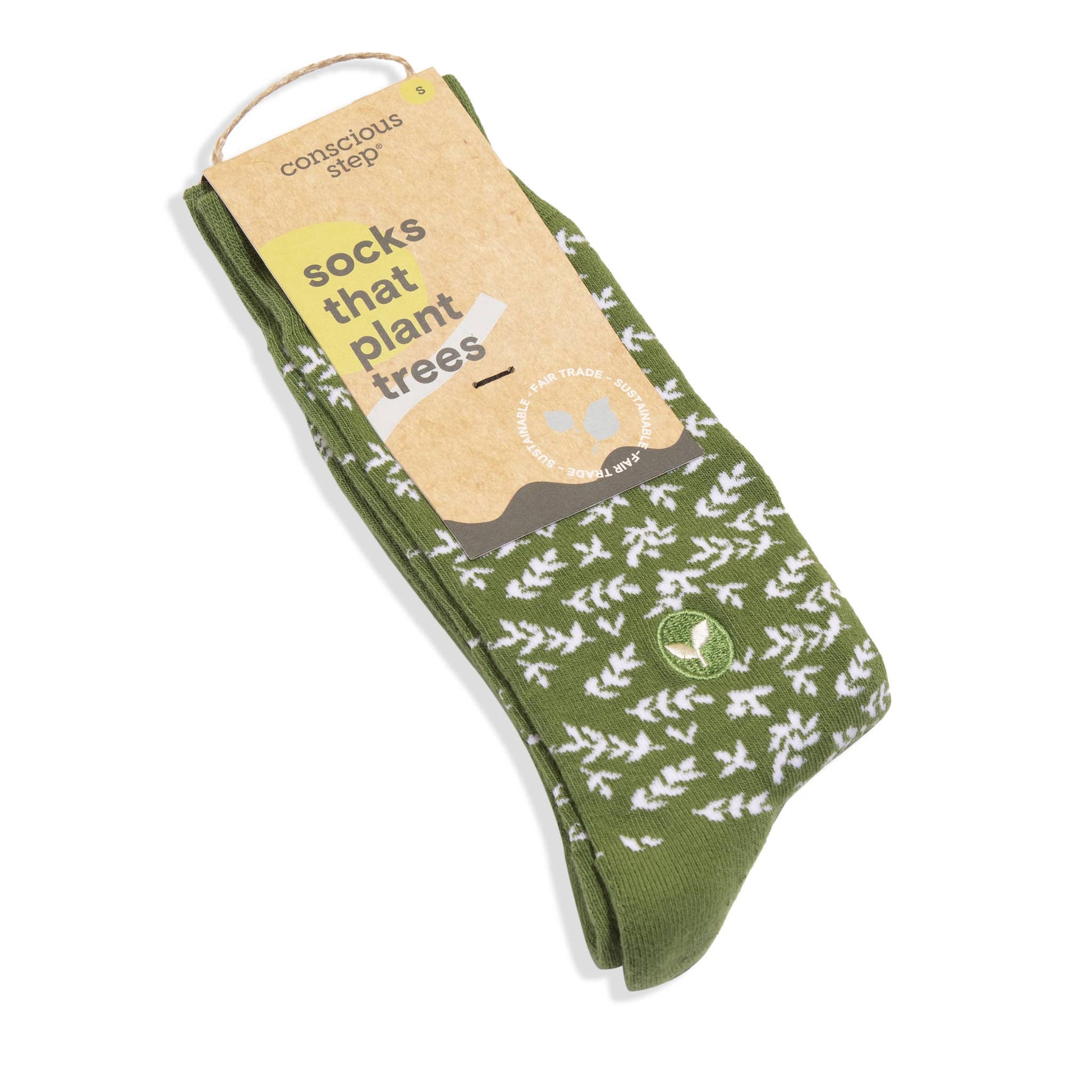 Socks that Plant Trees (Green Branches) Conscious Step