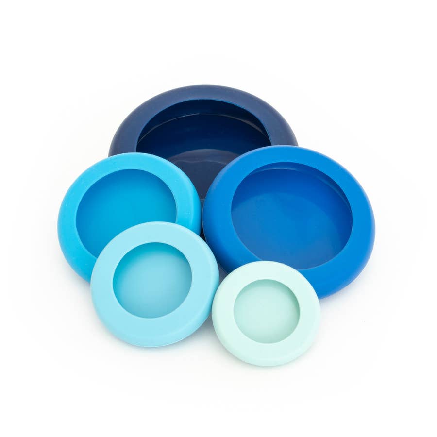 Eco-Friendly Food Huggers 5pc Set – Stocking Stuffer Idea Food Huggers