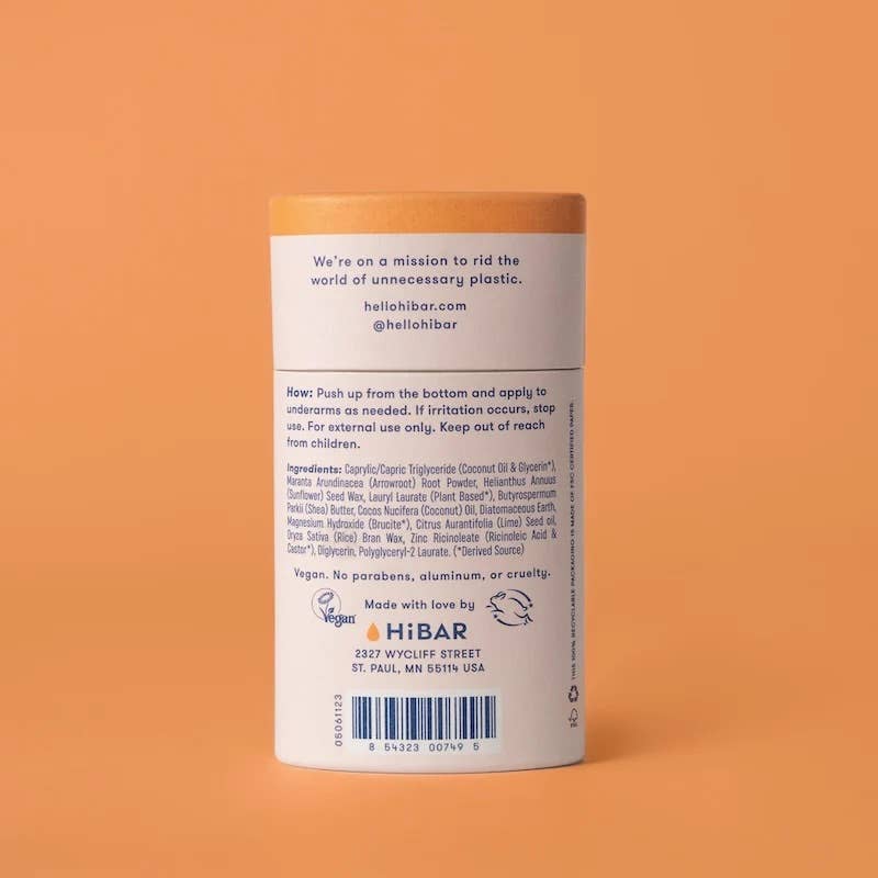 HiBAR - HiBAR Sensitive Deodorant Pink-Iris-Neroli HiBAR