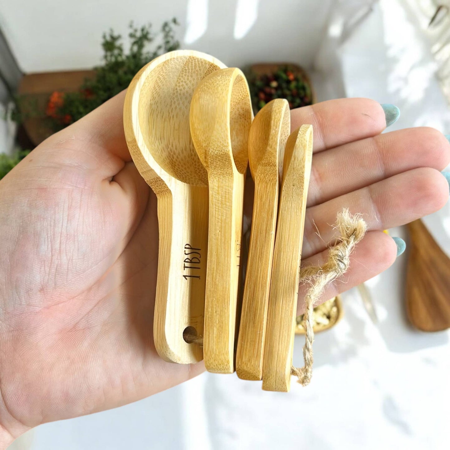 Bamboo Teaspoon Measuring Set | Faire Market Bestseller Bamboo Switch