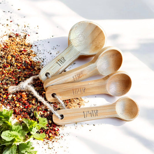 Bamboo Teaspoon Measuring Set | Faire Market Bestseller Bamboo Switch