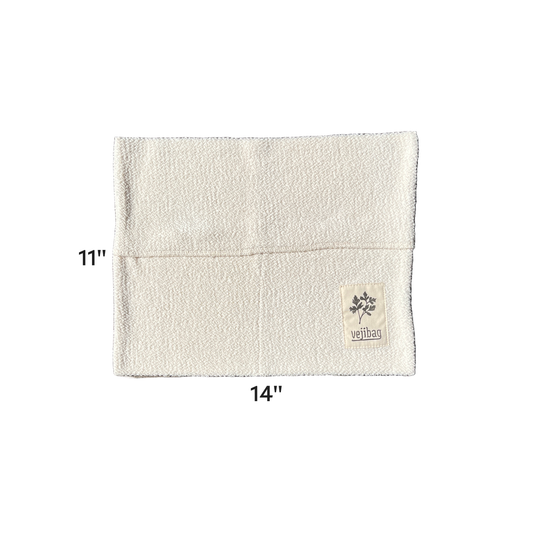 TWO POCKET VEJIBAG- Organic Herb Crisper Storage Bag Vejibag