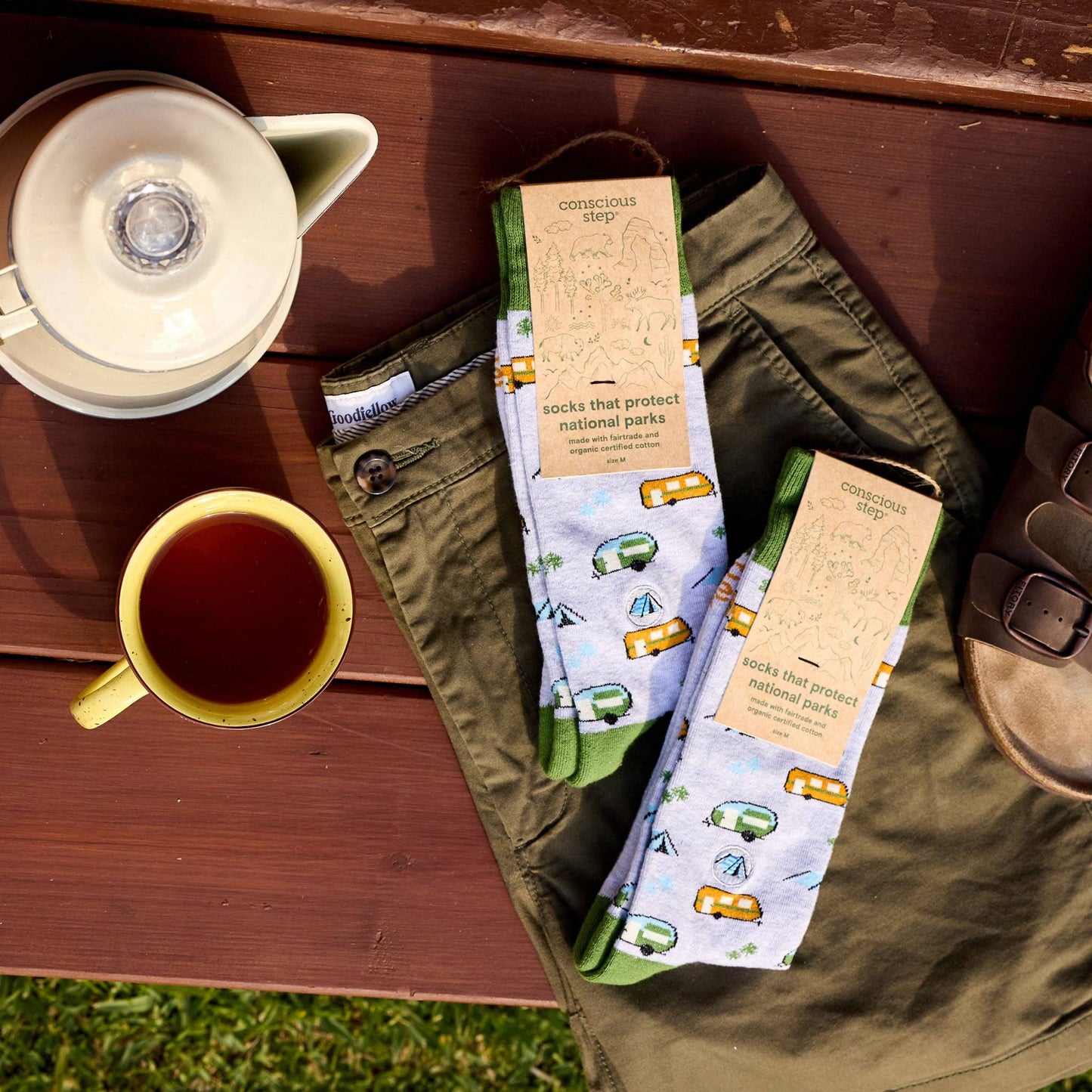 Socks that Protect National Parks (Green Campers) Conscious Step