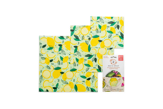 Bees Wrap Reusable Beeswax Food Wraps 3 Pack - Fresh Squeeze Bee's Wrap