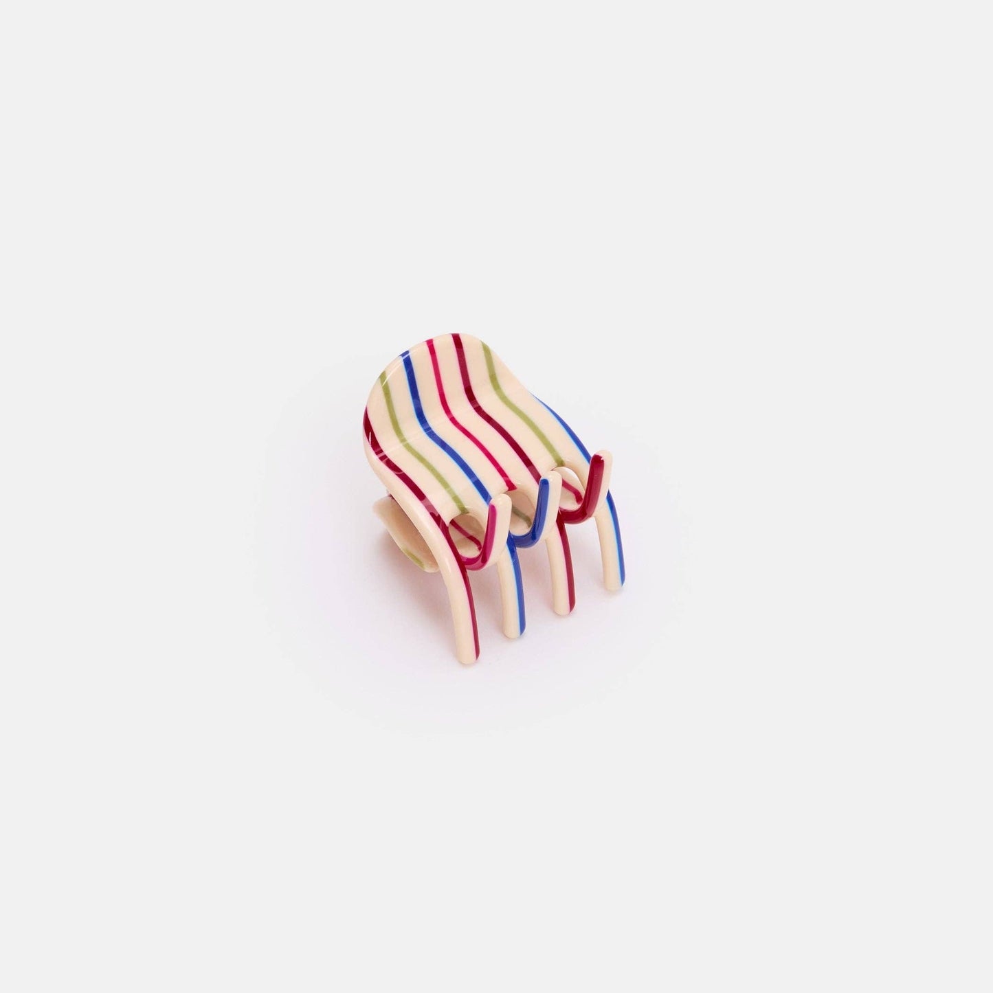 Midi Ursa Claw in Vanilla Stripe CHUNKS