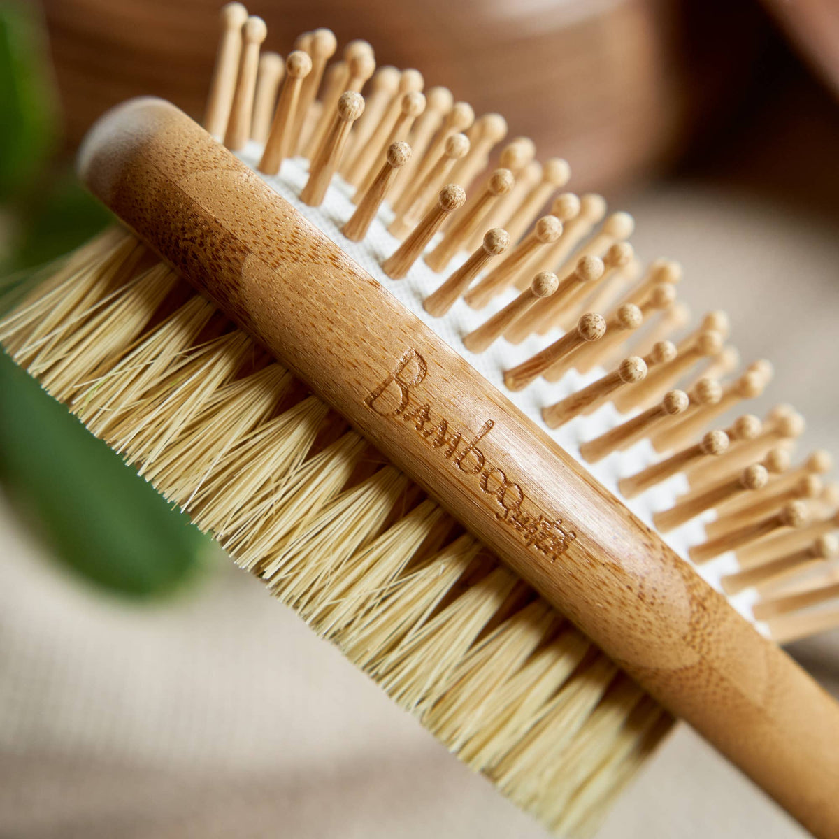 Bamboo Two Sided Hairbrush