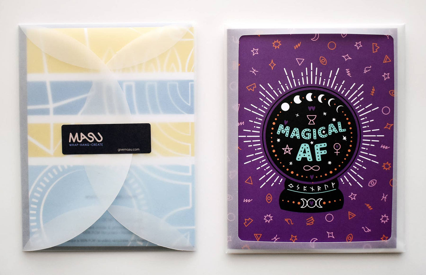 Matisse Inspired Abstract Art Greeting Card MASU