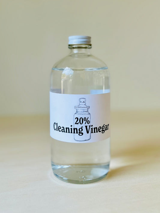 Super Concentrated Cleaning Vinegar (16oz) with Jar Deposit Rustic Strength