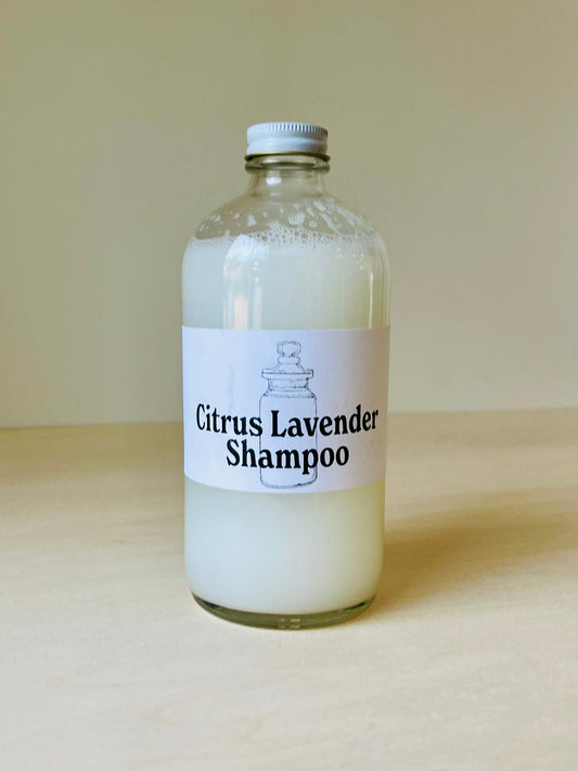 Citrus Lavender Shampoo (16oz) with Jar Deposit Plaine Products