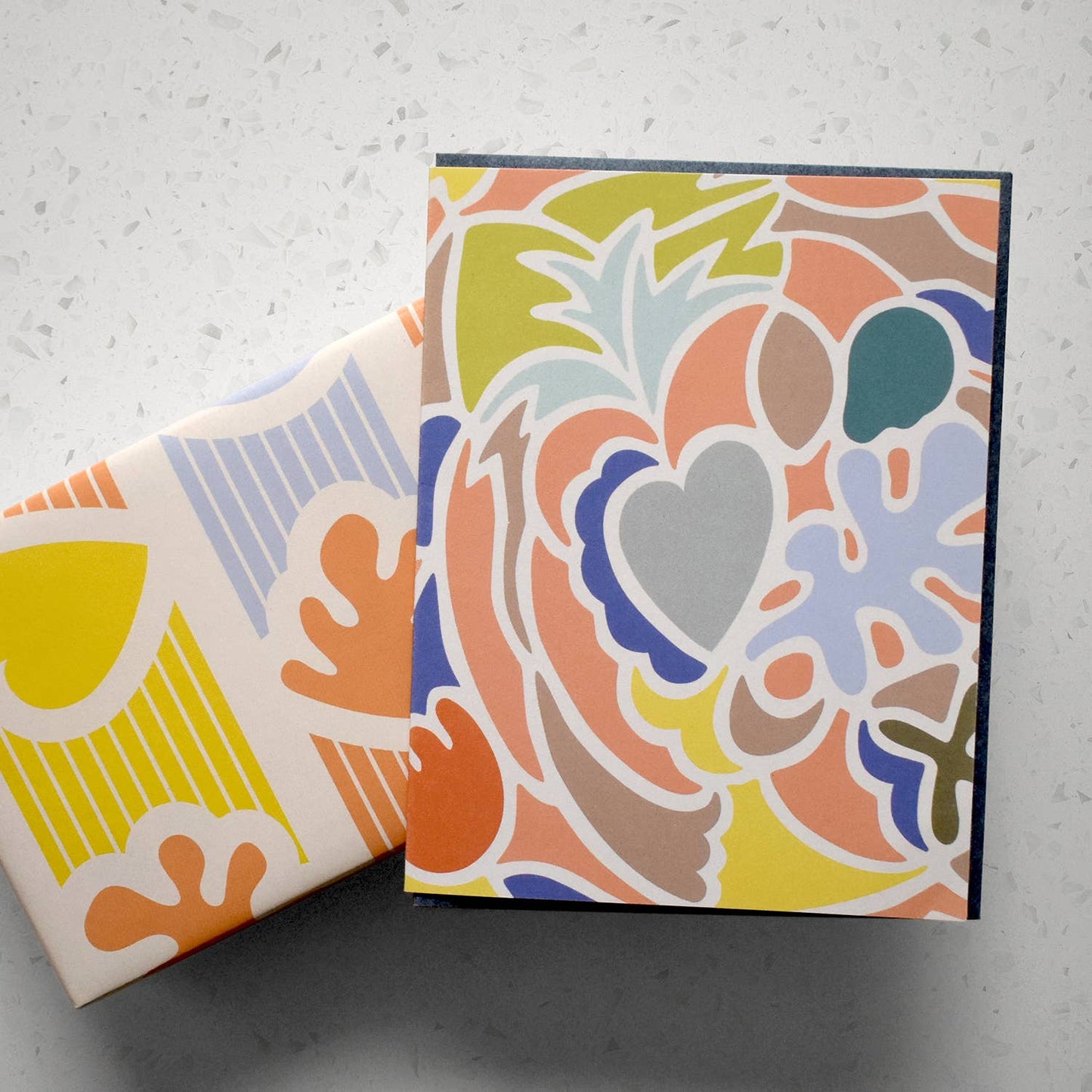 Matisse Inspired Abstract Art Greeting Card MASU