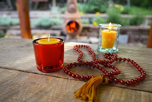 Pure Beeswax Votive Candles - Sustainable & Handcrafted Bluecorn Candles