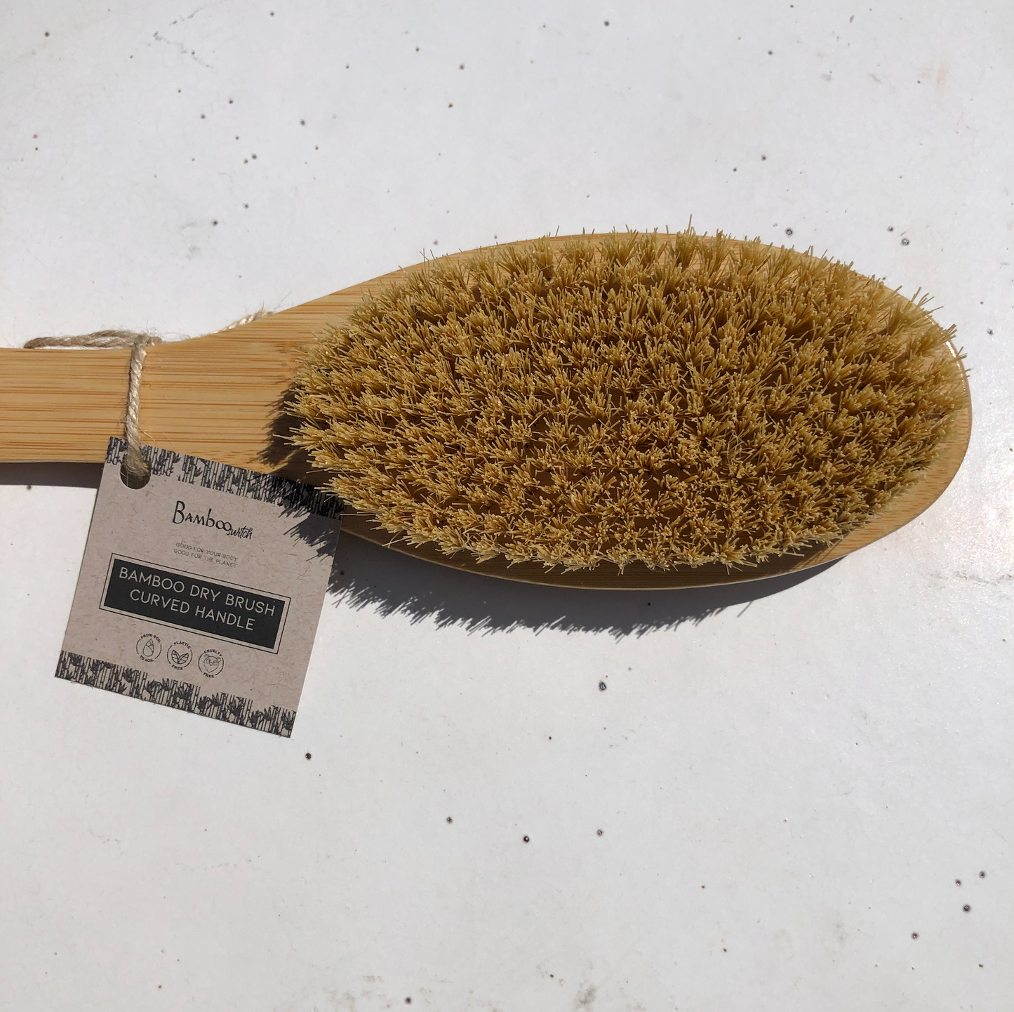 Bamboo Dry Brush | Curved Handle | Skincare Bestseller Bamboo Switch