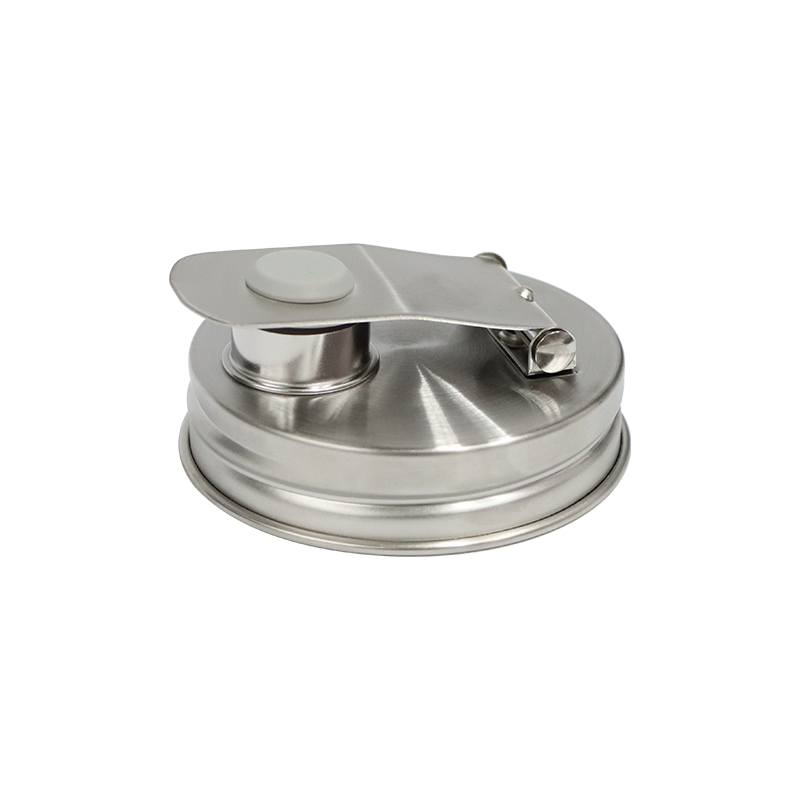 Pourable Jar Lid - Wide Mouth - Stainless Steel Zefiro