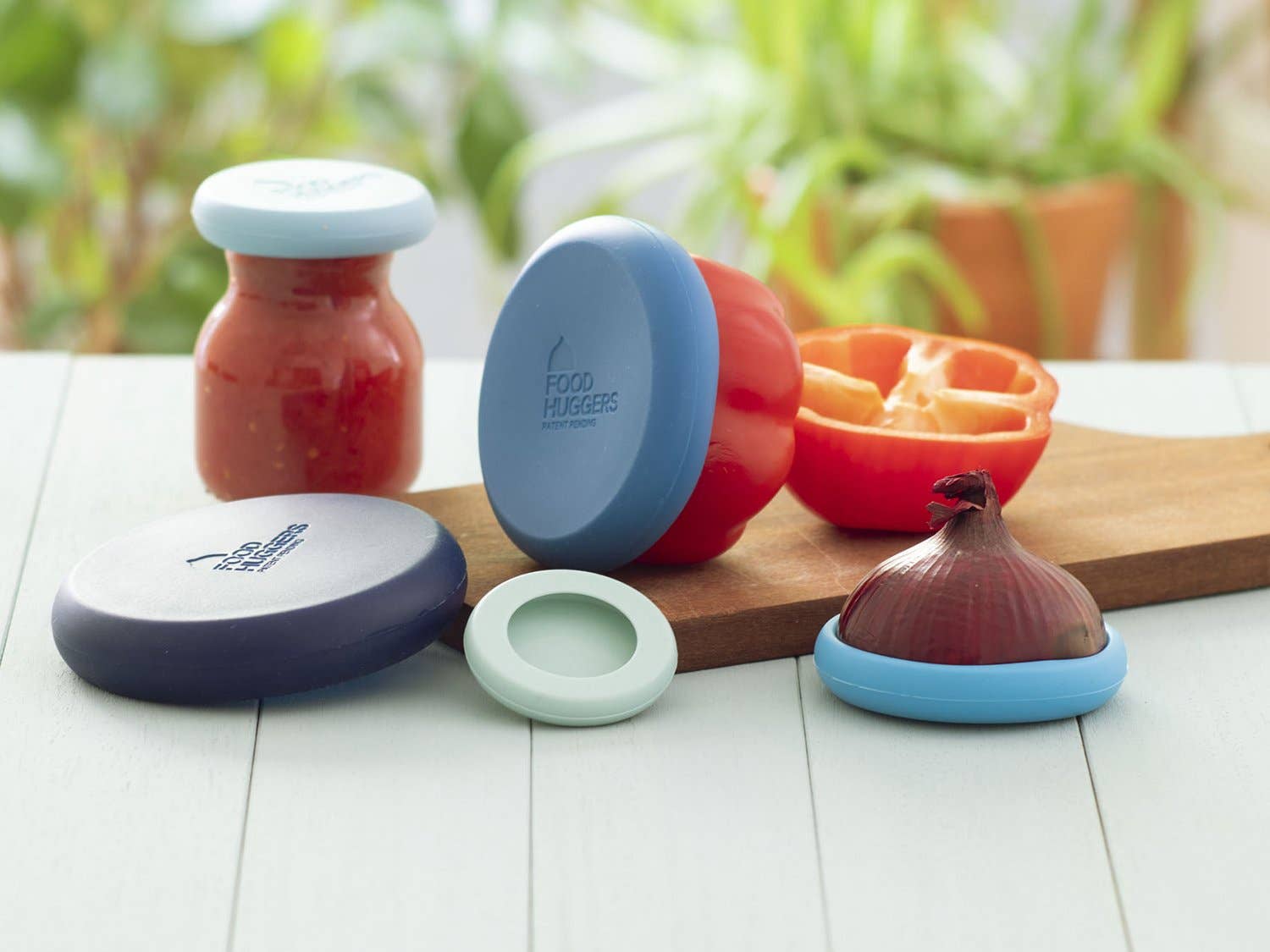 Eco-Friendly Food Huggers 5pc Set – Stocking Stuffer Idea Food Huggers
