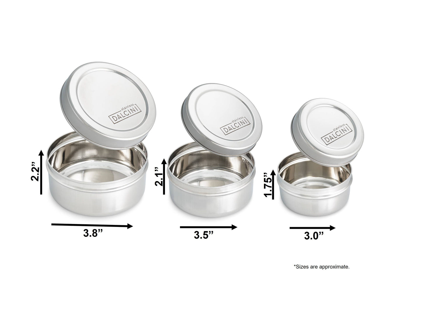 Round Snack Trio Dalcini Stainless