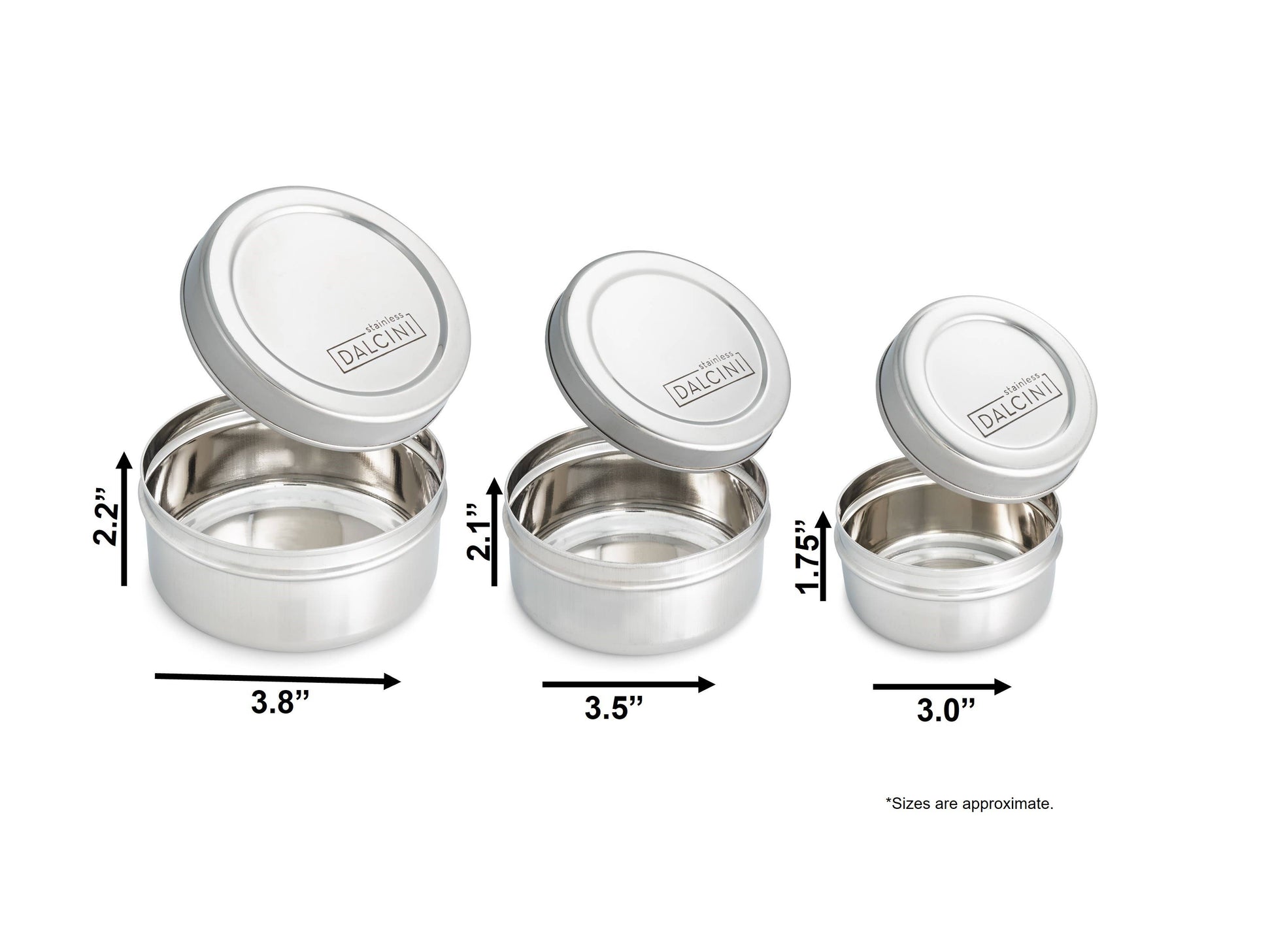 Round Snack Trio Dalcini Stainless