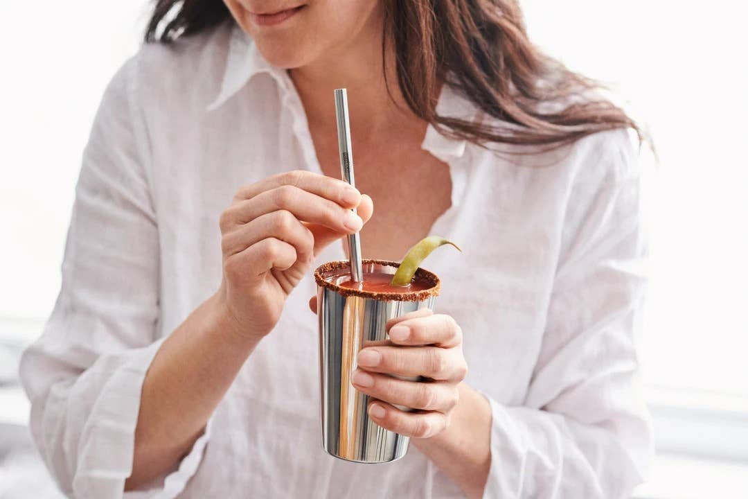 Single Straw Dalcini Stainless