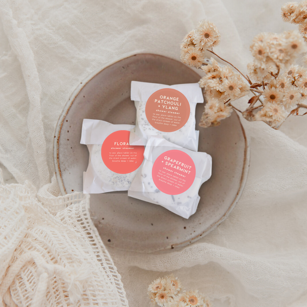 Valentine's Shower Steamers - Natural Aromatherapy Tablets FD Market