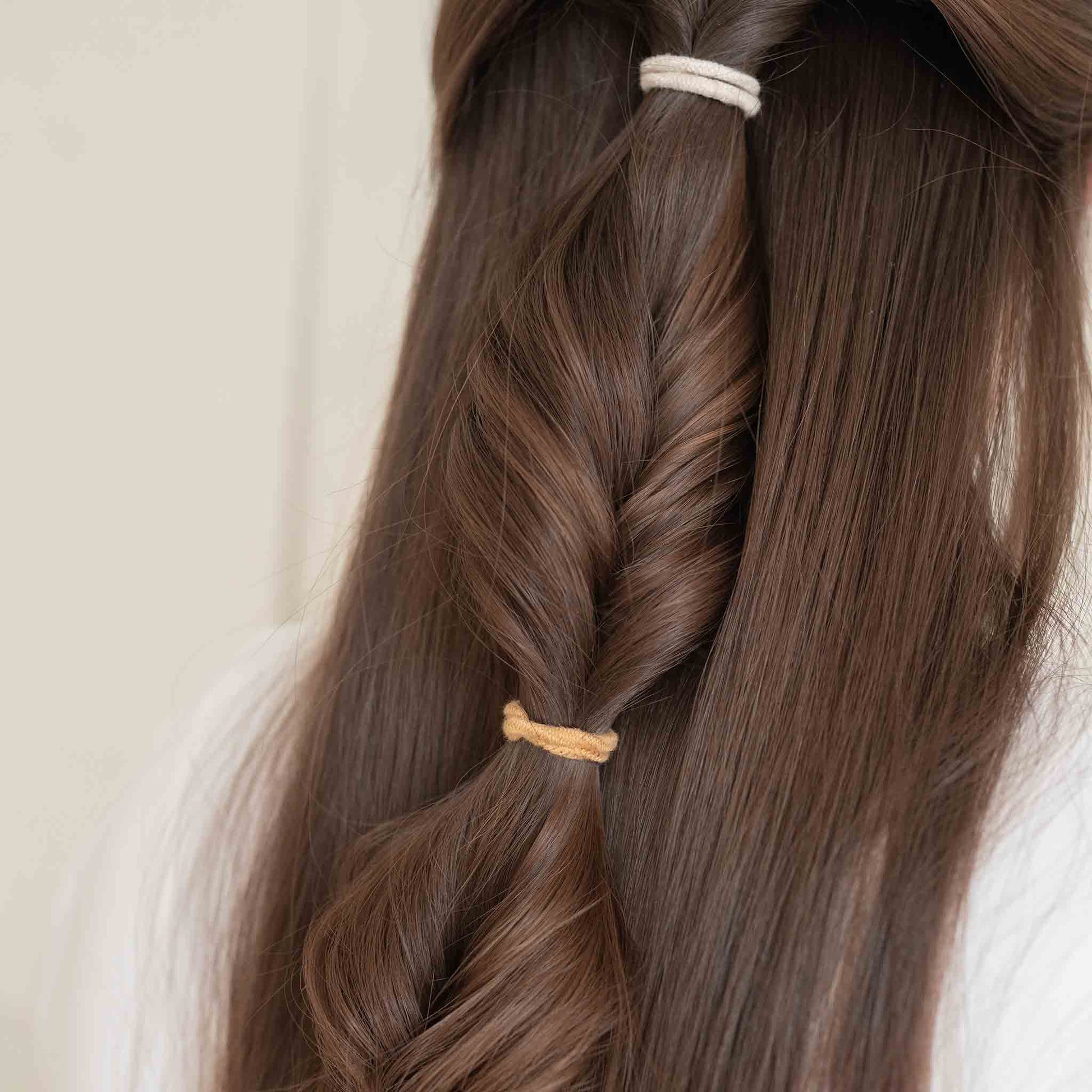 Plastic-free Round Hair Ties - Mini 12-pack - Earth Tints KOOSHOO