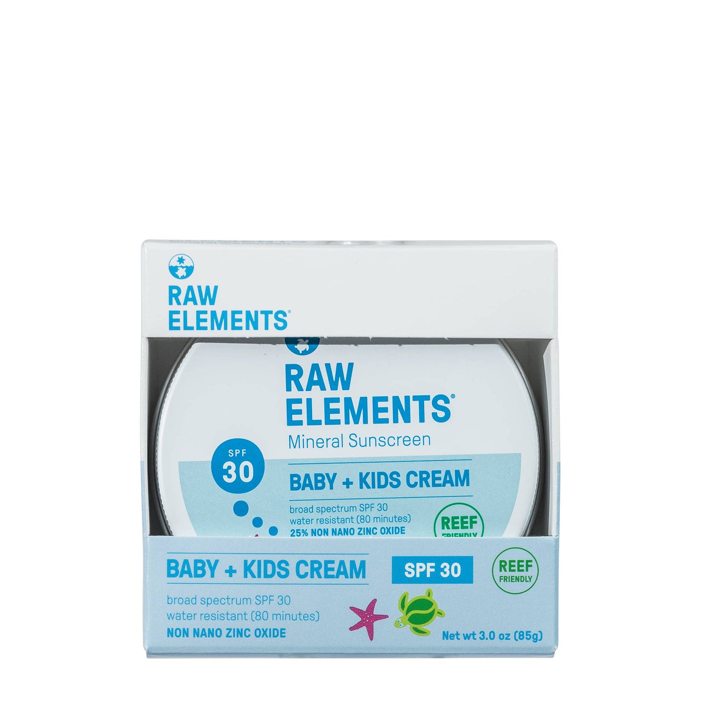 RAW ELEMENTS BABY + KIDS LOTION TIN SPF 30 Raw Elements