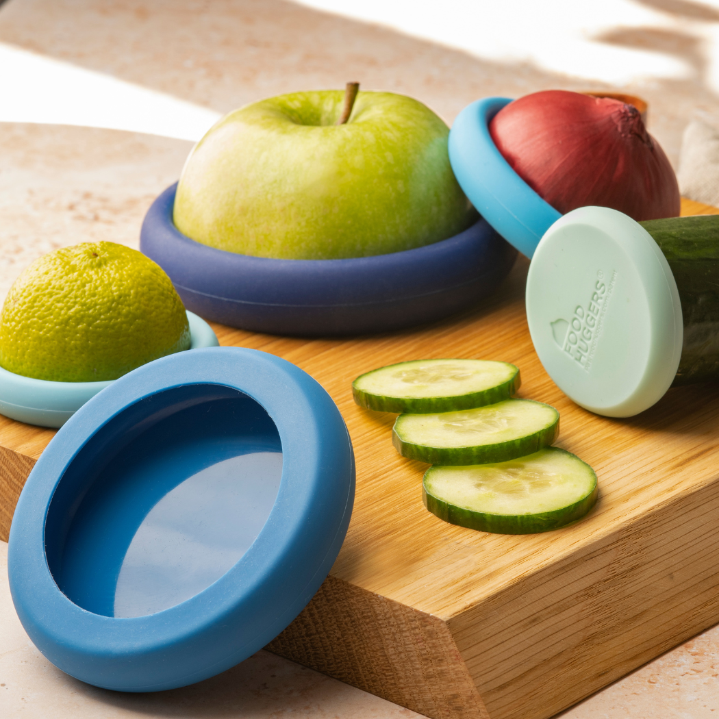Eco-Friendly Food Huggers 5pc Set – Stocking Stuffer Idea Food Huggers