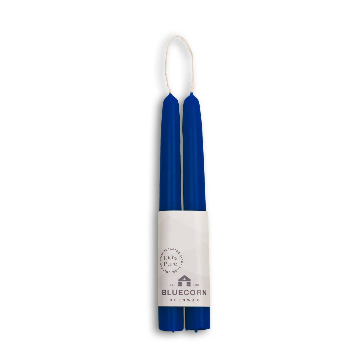 Beeswax Taper Candles – Eco-Friendly, Dripless & Handmade Bluecorn Candles